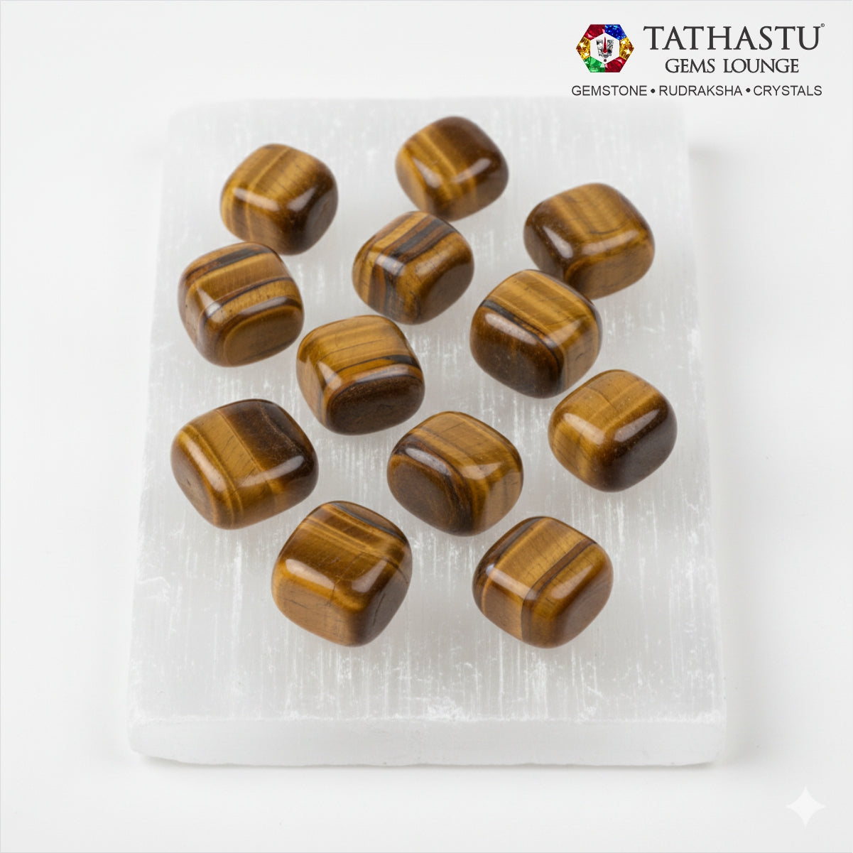 Original Tiger Eye Tumble - Courage, Focus & Grounding