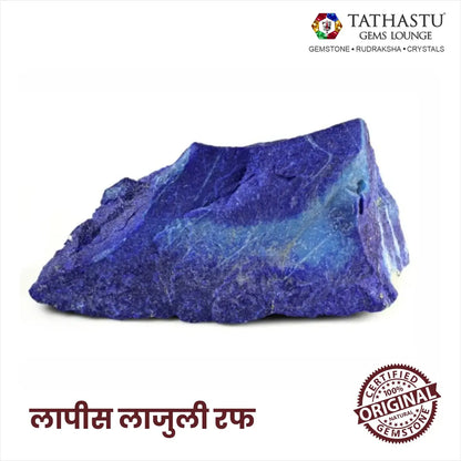 Natural Lapis Lazuli Rough raw crystal stone for wisdom, truth, and Throat Chakra balancing - Tathastu Gems Lounge