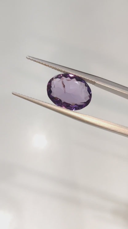 Natural Blue Amethyst (Jamunia) 4.94 Carat – 100% Original & Lab Certified Gemstone for Clarity & Spiritual Healing