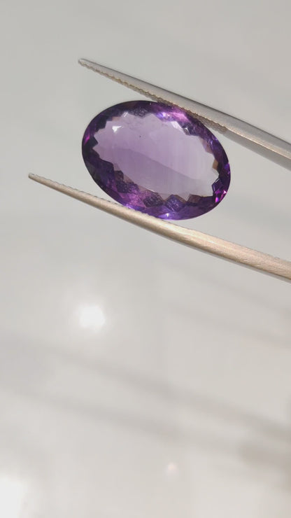 Natural Blue Amethyst (Jamunia) 10.96 Carat – 100% Original & Lab Certified Gemstone for Clarity & Spiritual Healing