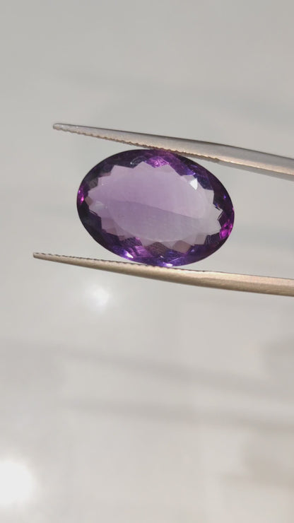 Natural Blue Amethyst (Jamunia) 11.46 Carat – 100% Original & Lab Certified Gemstone for Clarity & Spiritual Healing