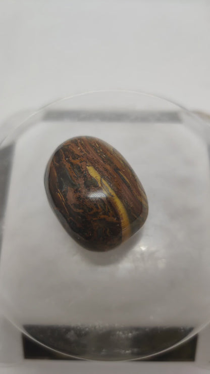 Original Tiger Eye Tumble - Courage, Focus & Grounding