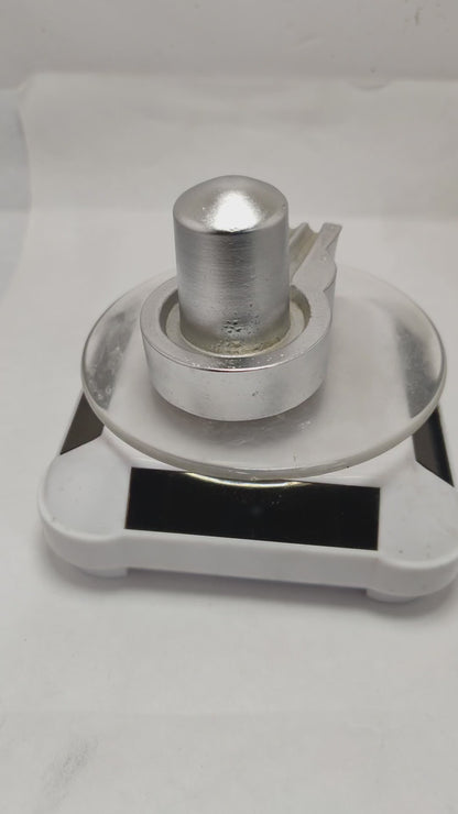 Original Parad Shivling 500gm - Pure Mercury Shivling for Wealth & Protection