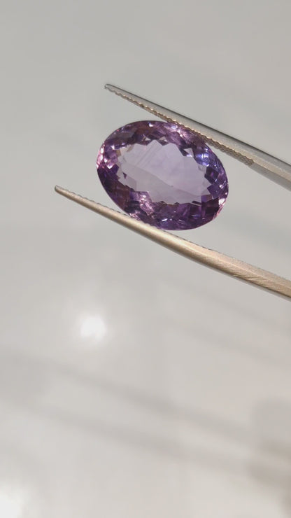 Natural Blue Amethyst (Jamunia) 12.68 Carat – 100% Original & Lab Certified Gemstone for Clarity & Spiritual Healing
